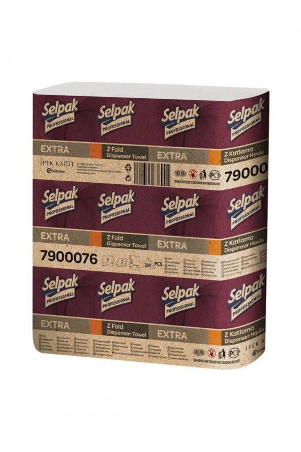 Selpak Extra Z Havlu 1200 Adet 6 Paket ürün görseli 1