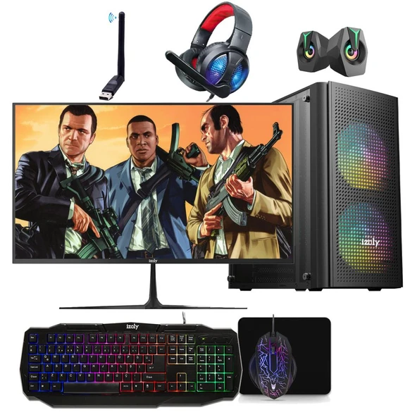 İzoly K200 İ5-3470 16GB 256GB SSD 320GB HDD GT 740 4GB GDDR5 22" Oyuncu Oem Seti ürün görseli 1