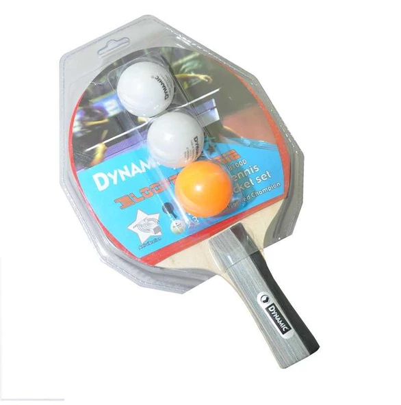 Dynamic 8100D 1 Raket 3 Top Set/ Pinpon Seti ürün görseli 1
