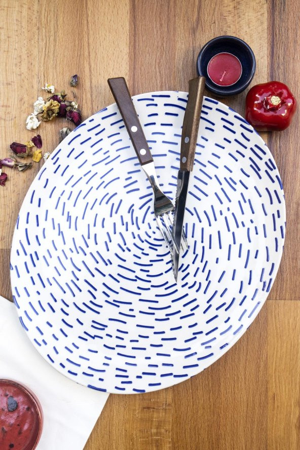 Mart Home Bluen Oval Servis Tabağı ürün görseli 1