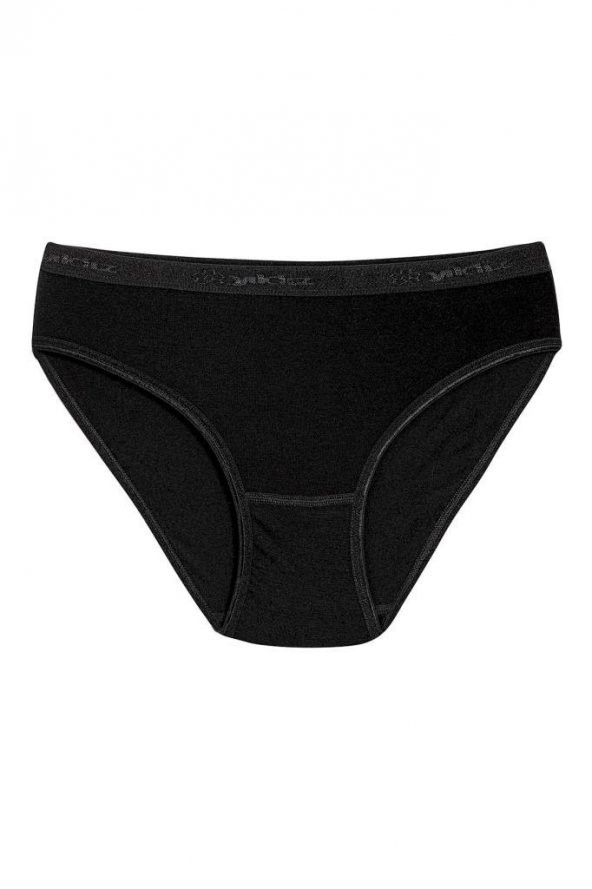 12 Adet Yıldız Bayan Bambu Bikini Külot Siyah 3956 ürün görseli 1