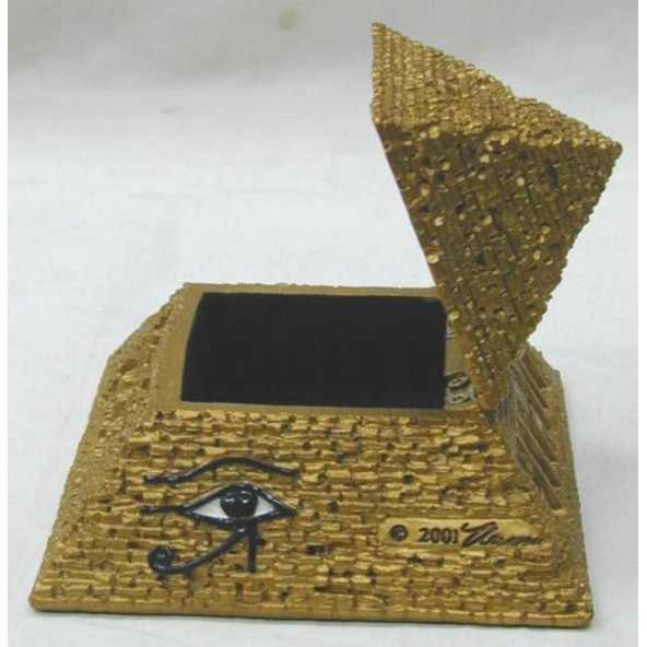 WISE Veronese Serisi-Wise Mısır Tarihi-PİRAMİD MÜCEVHER KUTUSU-8*10,5*10,5 CM. ürün görseli 1