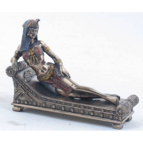 WISE Veronese Serisi-Wise Mısır Tarihi-KLEOPATRA YATAKTA-17*11*10 CM. ürün görseli 1