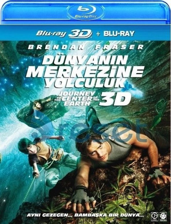 Dünyanın Merkezine Yolculuk 3D+2D Blu-Ray Tek Disk ürün görseli 1