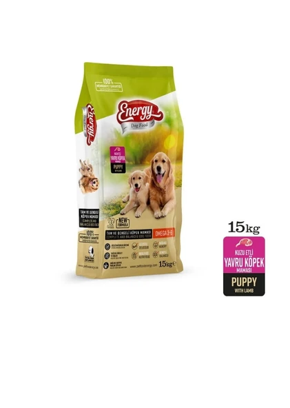 ENERGY KUZU ETLİ YAVRU KÖPEK MAMASI 15 Kg ürün görseli 1