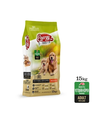 ENERGY KUZU ETLİ YETİŞKİN KÖPEK MAMASI 15 Kg ürün görseli 1