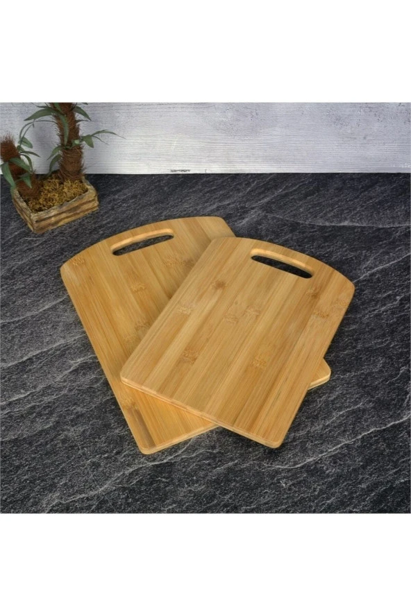 Bambu Ikili Kesim Tahtası - 20x28 Cm , 24x33 Cm ürün görseli 1