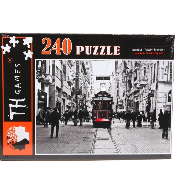 240 Parça Kutulu Puzzle - En Gözde Şehirler! Taksim Manzarası ürün görseli 1