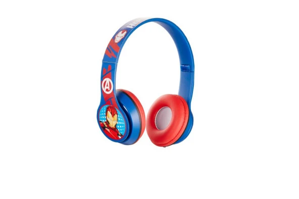 Bluetooth Kulaklık Marvel Avengers Yenilmezler Mikrofonlu Kablosuz Çocuk Kulaklığı Lisanslı MV-2004-AVV ürün görseli 1