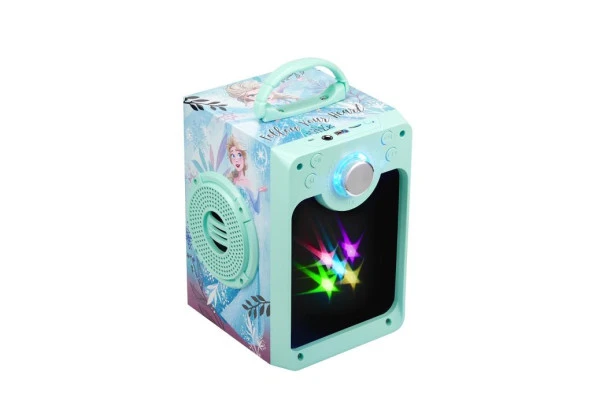 Disney Frozen Karlar Ülkesi Karaoke Seti Hoparlörlü Mikrofonlu Işıklı Lisanslı DY-1016-FRA ürün görseli 1