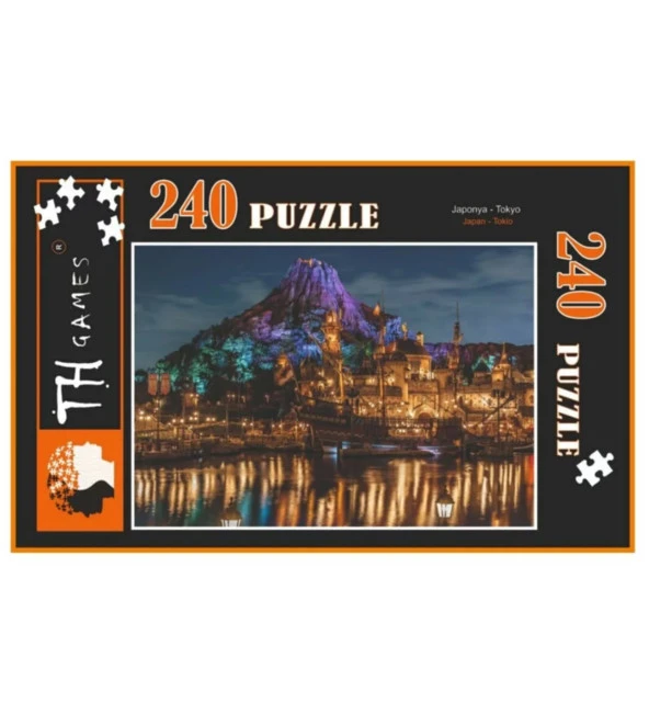 240 Parça Kutulu Puzzle - Japonya Manzarası Puzzle ürün görseli 1