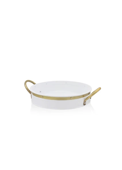 The Mia Galvin Tepsi Beyaz 30 cm ürün görseli 1