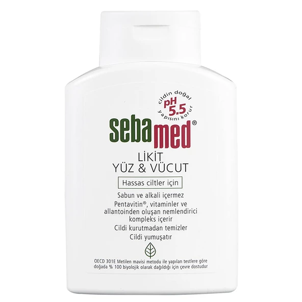 Sebamed Likit Yüz & Vücut Temizleyici 200 ml ürün görseli 1