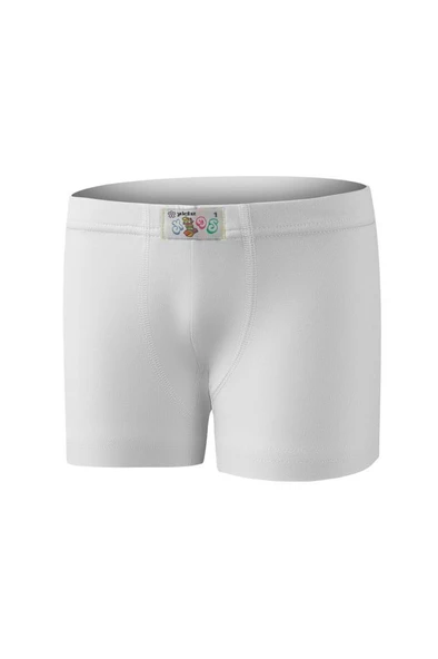 12 Adet Yıldız Erkek Çocuk Modal Boxer Beyaz 465 ürün görseli 1