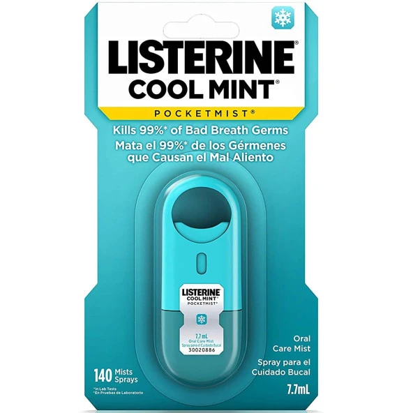 Listerine Cool Mint Nefes Tazeleyici Sprey 7.7ML ürün görseli 1