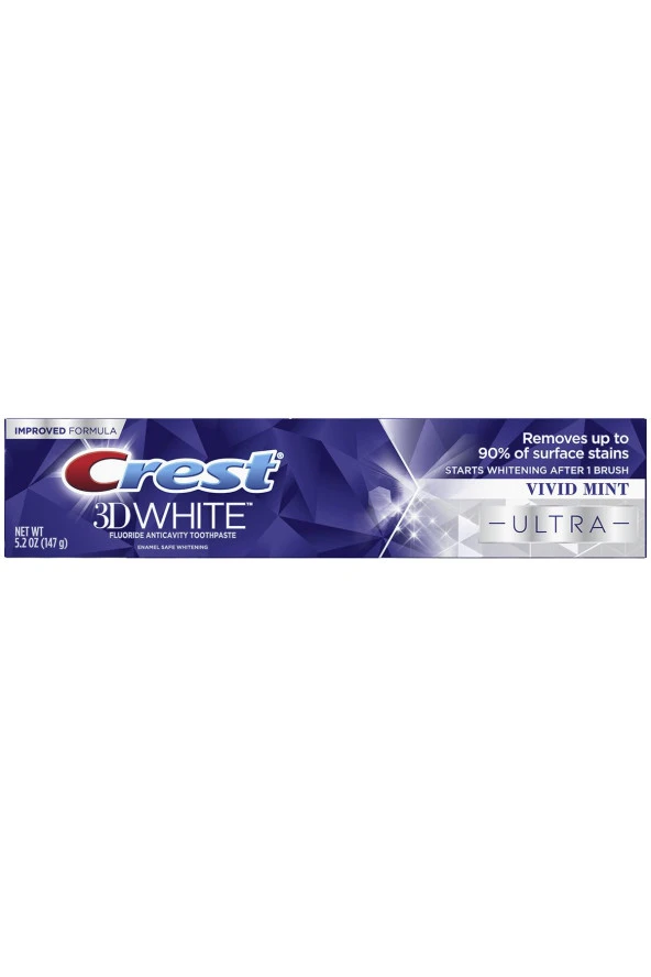 Crest 3D White Ultra Vivid Mint Diş Macunu 147GR - Resim 2