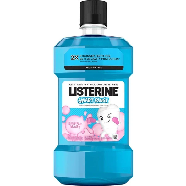 Listerine Smart Rinse Çocuklar İçin Ağız Bakım Gargarası 500ML ürün görseli 1