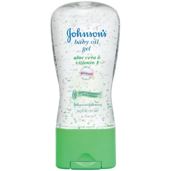 Johnsons Baby Aloe Vera ve Vitamin E Bebek Yağı Jel 192ML ürün görseli 1