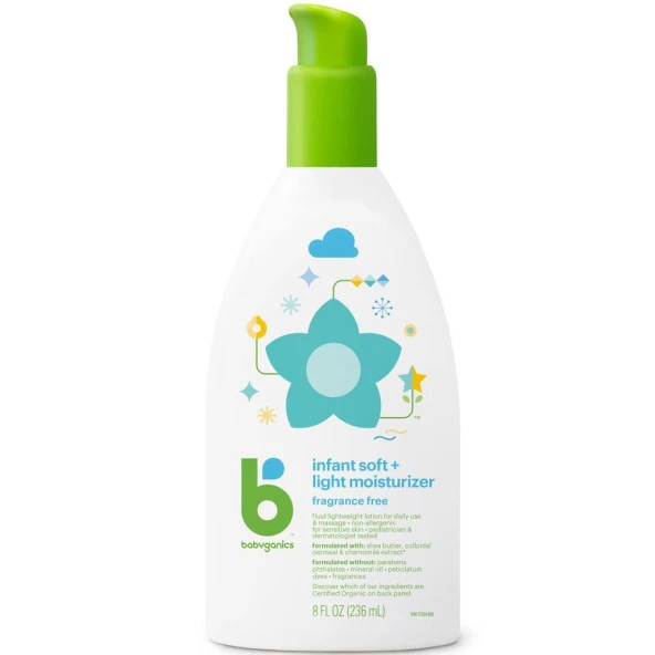 Babyganics Infant Soft Hafif Nemlendirici Kokusuz 236ML ürün görseli 1