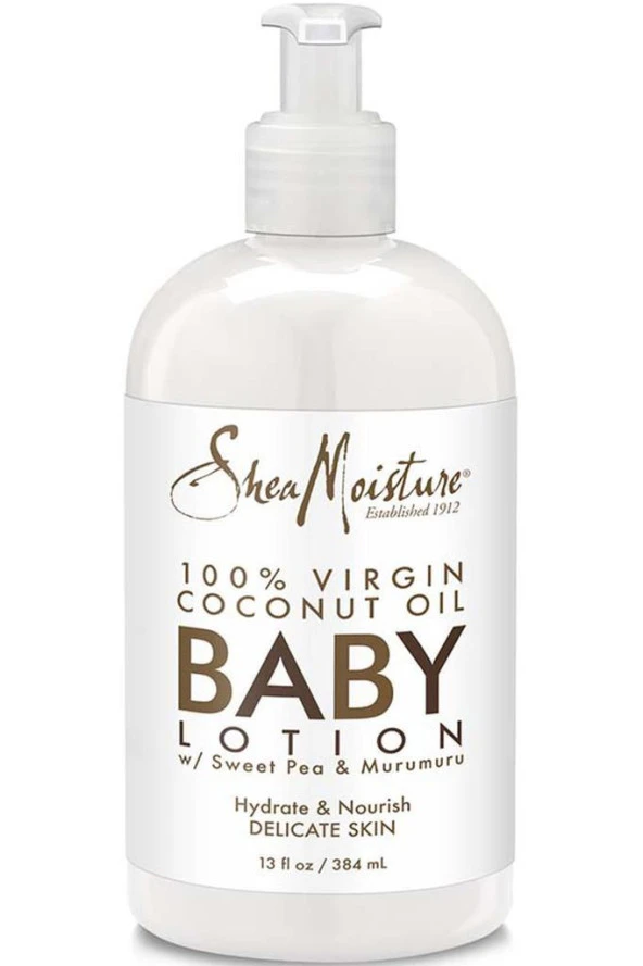 Shea Moisture Baby 100 Saf Hindistan Cevizi Yağlı Bebek Losyonu 384ML ürün görseli 1