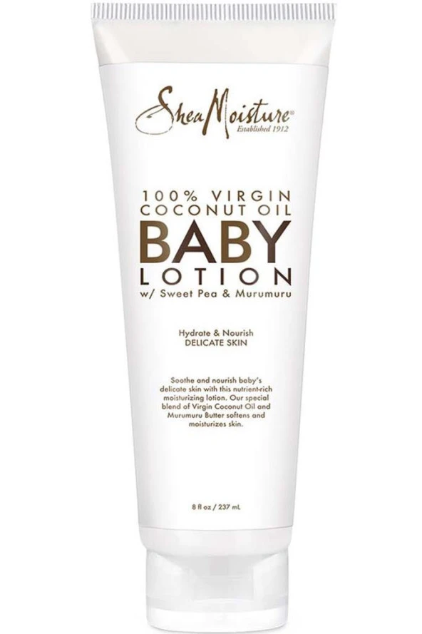 Shea Moisture Baby 100 Saf Hindistan Cevizi Yağlı Bebek Losyonu 237ML ürün görseli 1