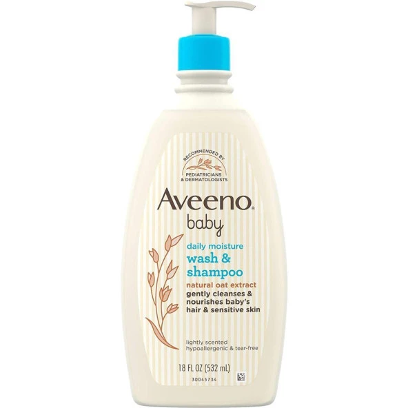 Aveeno Baby Bebek Şampuanı 532ML ürün görseli 1