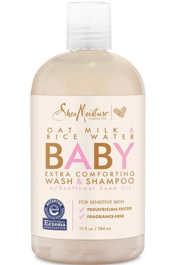 Shea Moisture Baby Yulaf Sütü ve Pirinç Suyu Bebek Şampuanı 384ML ürün görseli 1