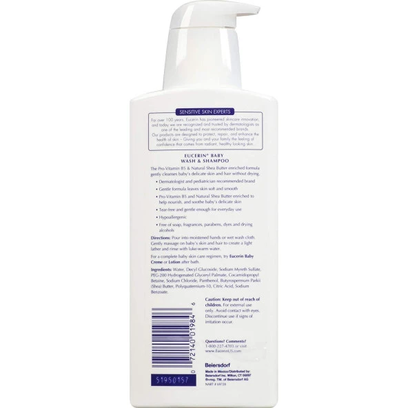 Eucerin Baby Bebek Şampuanı 400ML - Resim 2