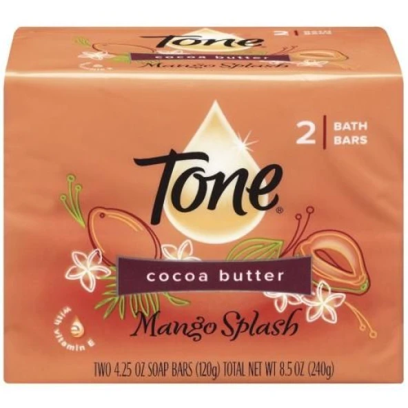 Tone Kakao Yağı ve Mango Ferahlığı Banyo Sabunu 2li Paket ürün görseli 1