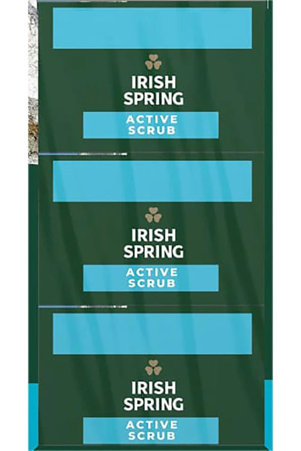 Irish Spring Active Scrub Sabun 3lü Paket - Resim 3