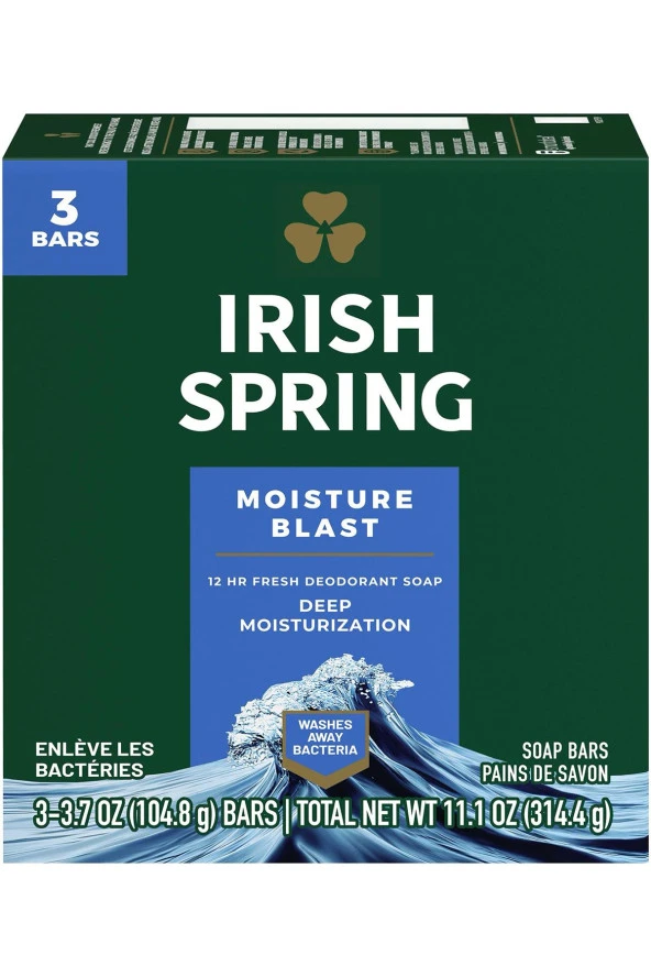 Irish Spring Moisture Blast Sabun 3lü Paket ürün görseli 1