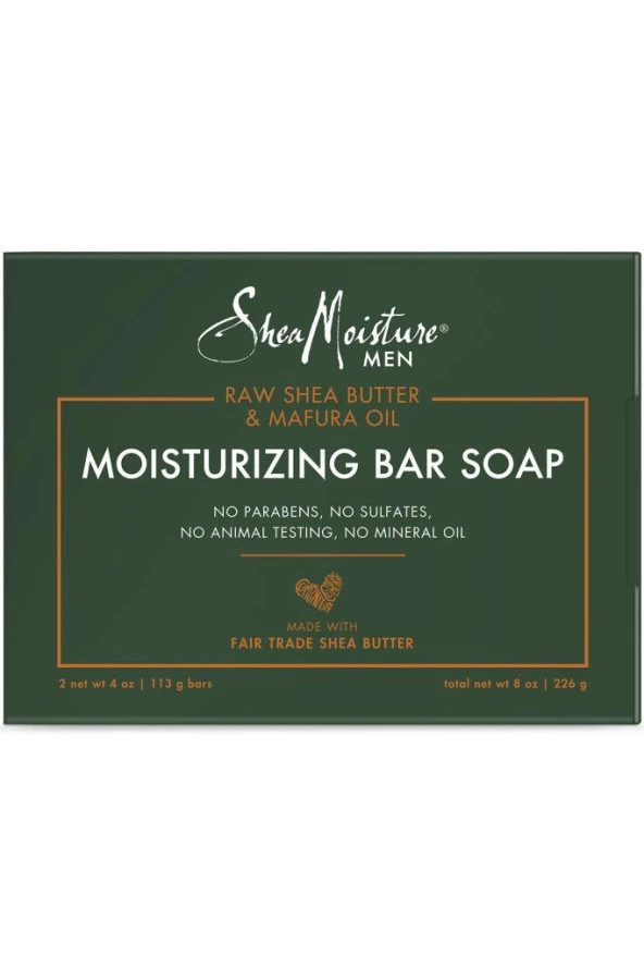 Shea Moisture Men Shea ve Mafura Yağlı Nemlendirici Sabun 2x113GR ürün görseli 1
