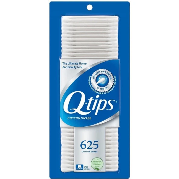 Q-Tips Pamuklu Çubuk 625 Adet ürün görseli 1