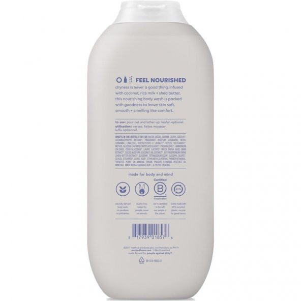 Method Simply Nourish Vücut Şampuanı 532ML - Resim 2