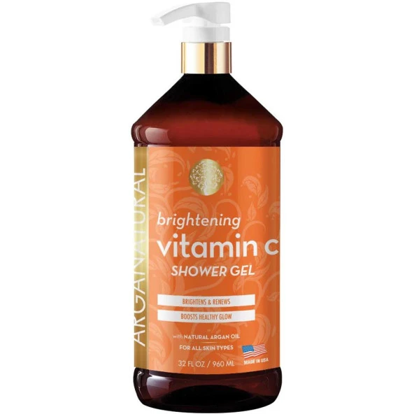 Arganatural Brightening Vitamin C Duş Jeli 960ML ürün görseli 1