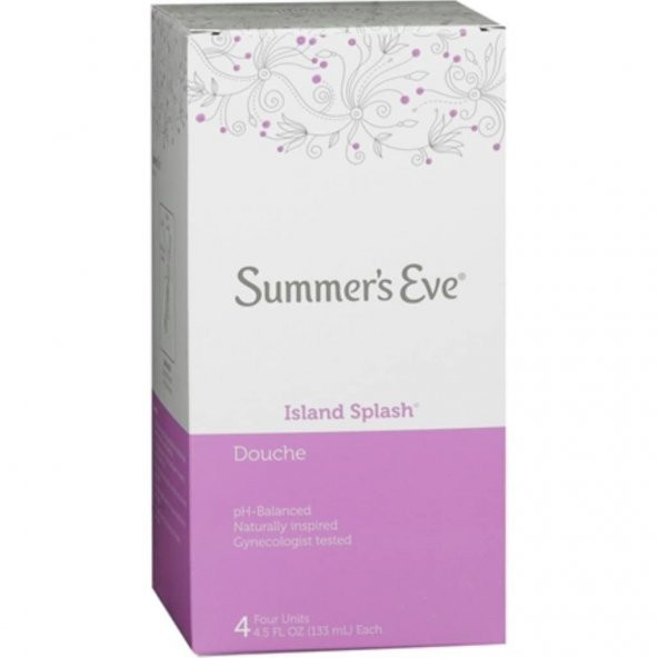 Summers Eve Island Splash Özel Bölge Temizleyici 4lü Paket ürün görseli 1