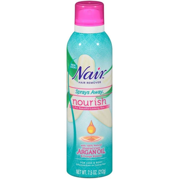 Nair Nourish Argan Yağlı Tüy Dökücü Sprey 212GR ürün görseli 1