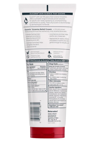 Eucerin Eczema Relief Krem 226GR - Resim 2