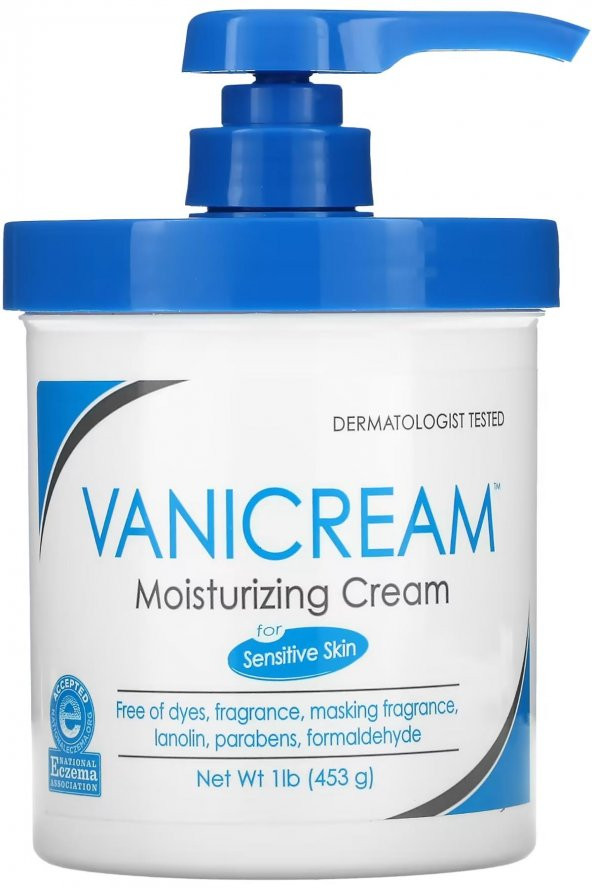 Vanicream Nemlendirici Yüz ve Vücut Kremi Pompalı 453GR ürün görseli 1