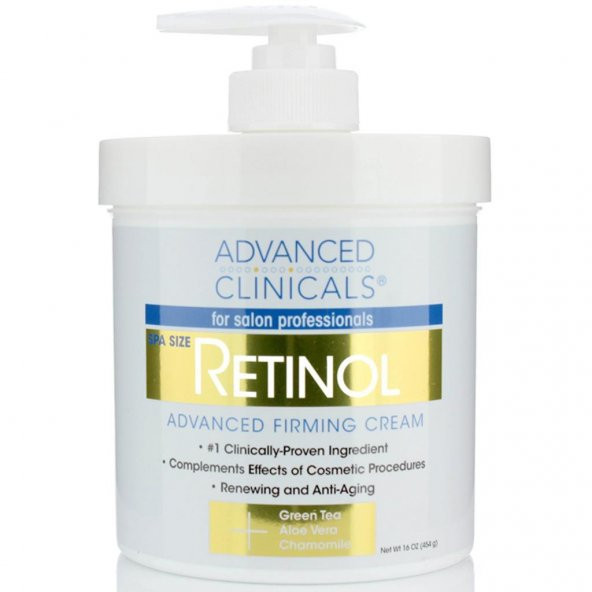 Advanced Clinicals Retinol Sıkılaştırıcı Krem 454GR ürün görseli 1
