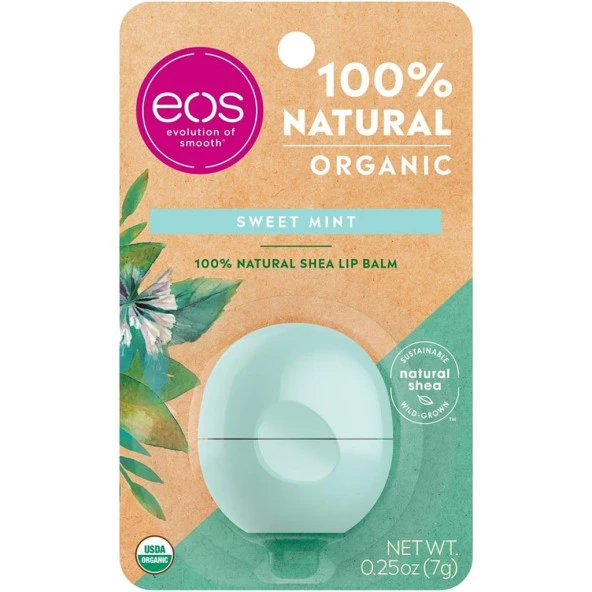 EOS Sweet Mint Lip Balm 7GR ürün görseli 1