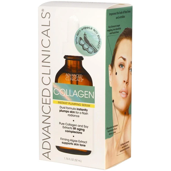 Advanced Clinicals Collagen Serum 52ML - Resim 2