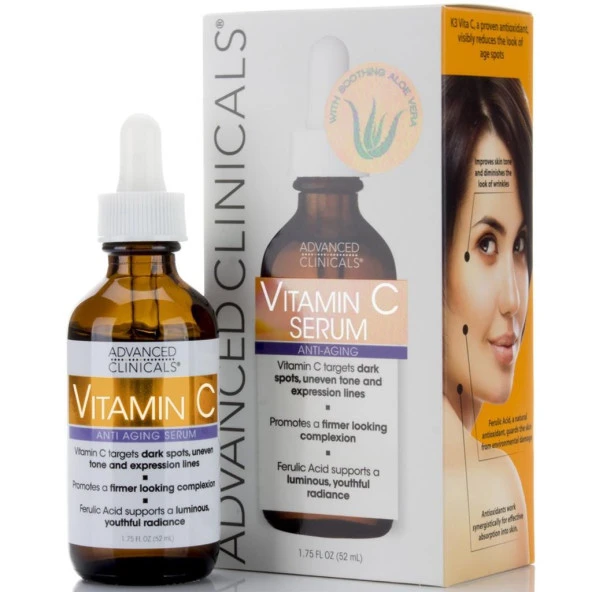 Advanced Clinicals Vitamin C Anti-Wrinkle Serum 52ML ürün görseli 1