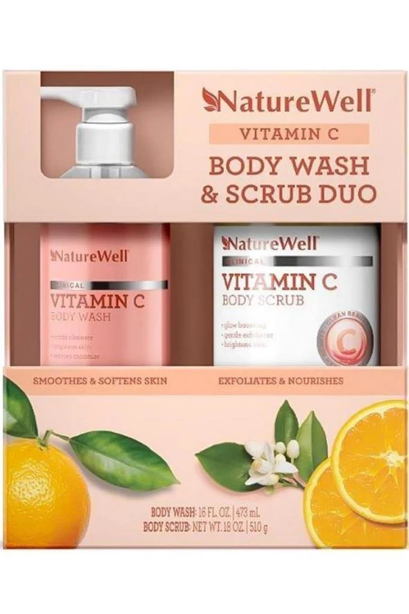NatureWell Vitamin C Vücut Peelingi ve Şampuanı ürün görseli 1