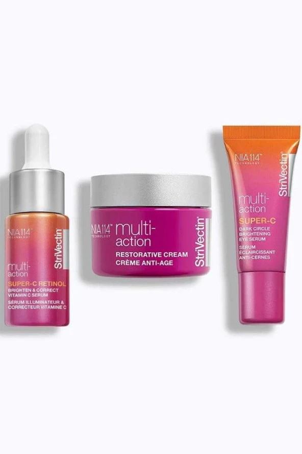 StriVectin Multi-Action 3lü Cilt Bakım Seti ürün görseli 1
