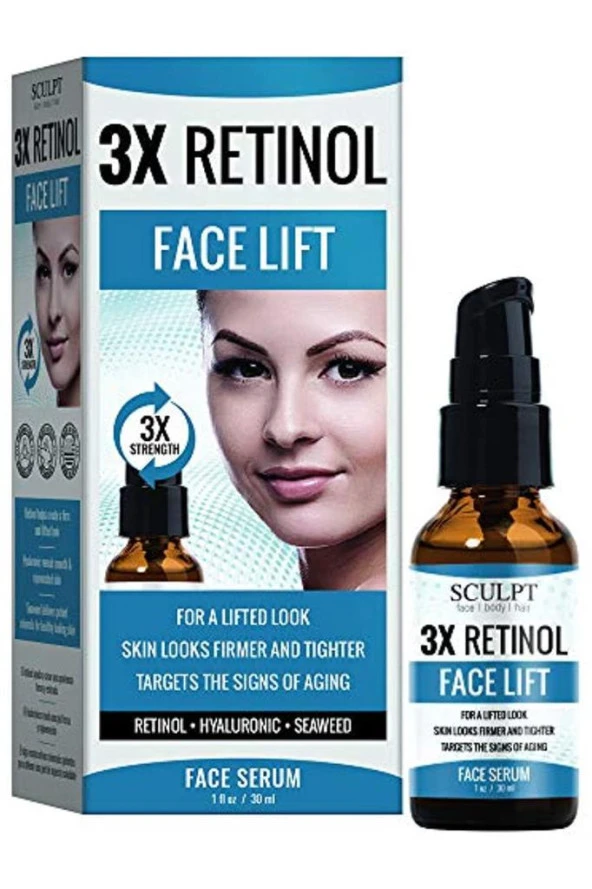 Sculpt 3X Retinol Face Lift Yüz Serumu 30ML ürün görseli 1