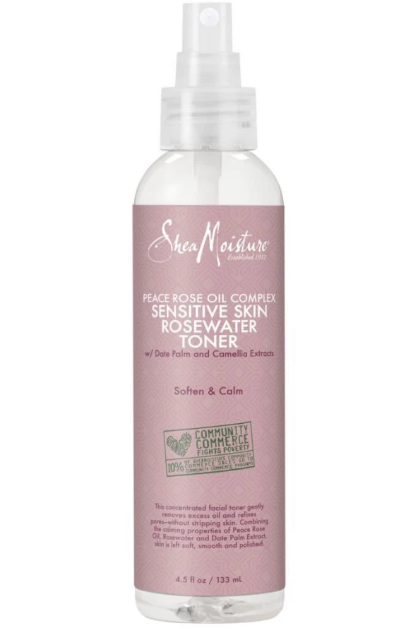 Shea Moisture Hassas Ciltler İçin Gül Suyu ve Gül Yağı Toniği 133ML ürün görseli 1