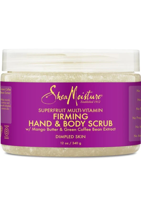 Shea Moisture Superfruit Sıkılaştırıcı El ve Vücut Şeker Peelingi 354ML ürün görseli 1