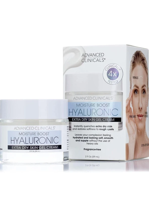 Advanced Clinicals Hyaluronic Nemlendirici Jel Yüz Kremi 59ML ürün görseli 1