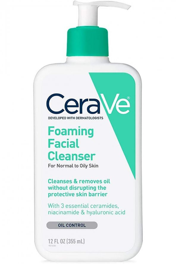 CeraVe Köpüren Yüz Temizleyici 355ML ürün görseli 1